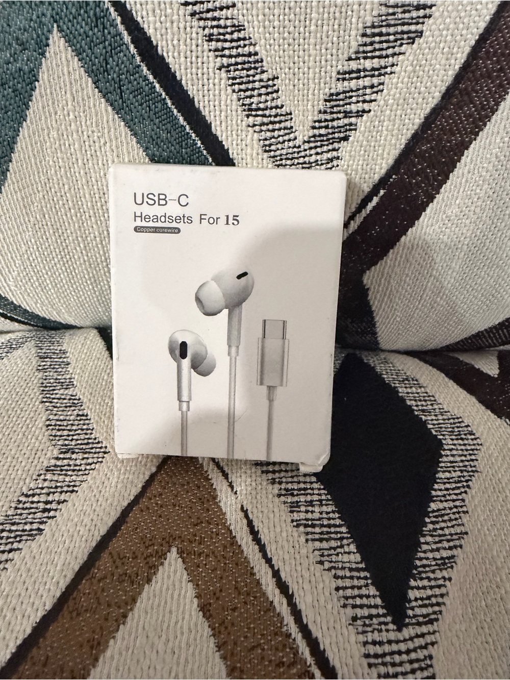 USB-C Headsets For 15 - White Wired Earbuds